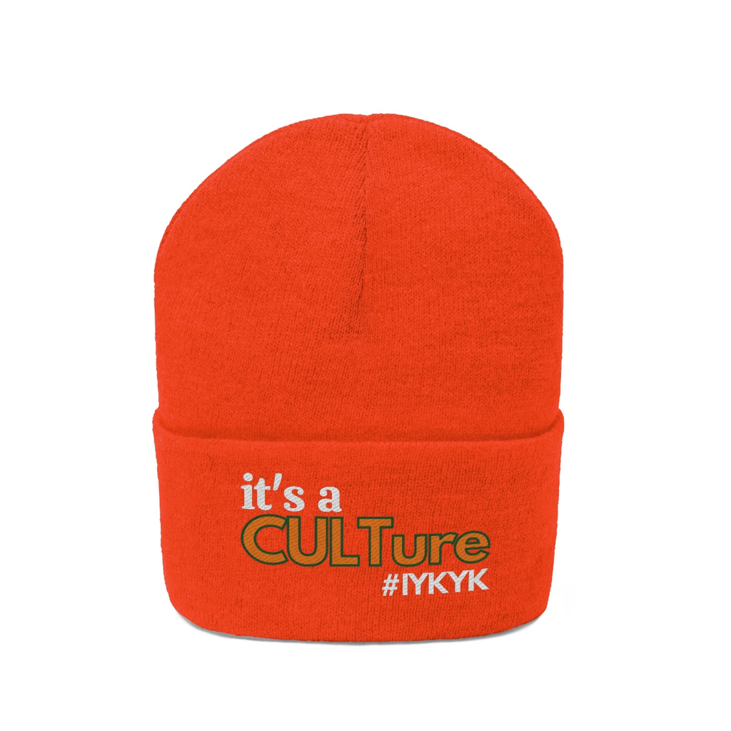 it's a CULTure Knit Beanie