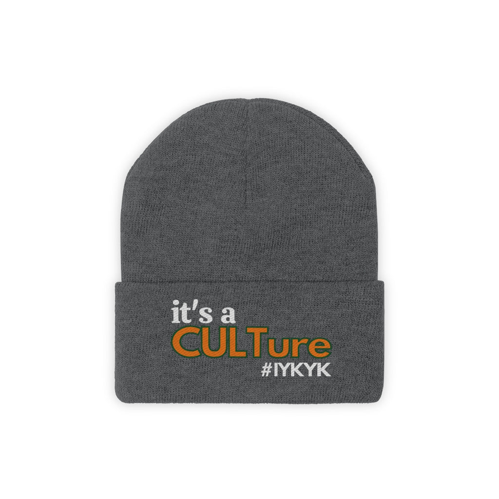 it's a CULTure Knit Beanie