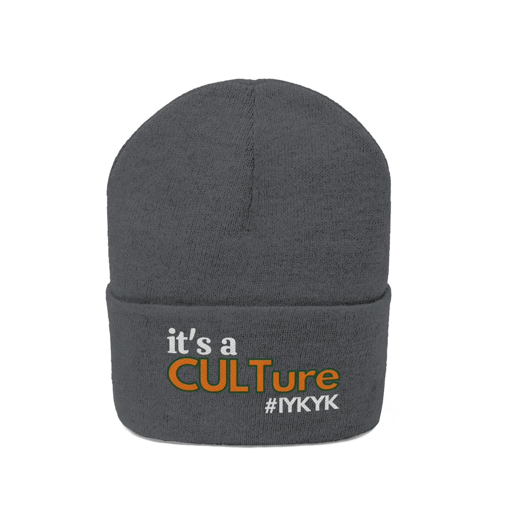 it's a CULTure Knit Beanie