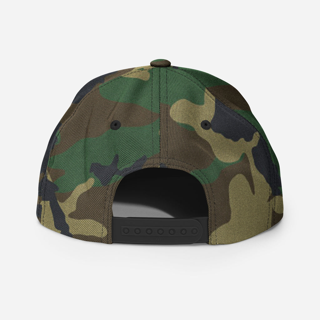 1887 Camo Snapback Hat (orange)
