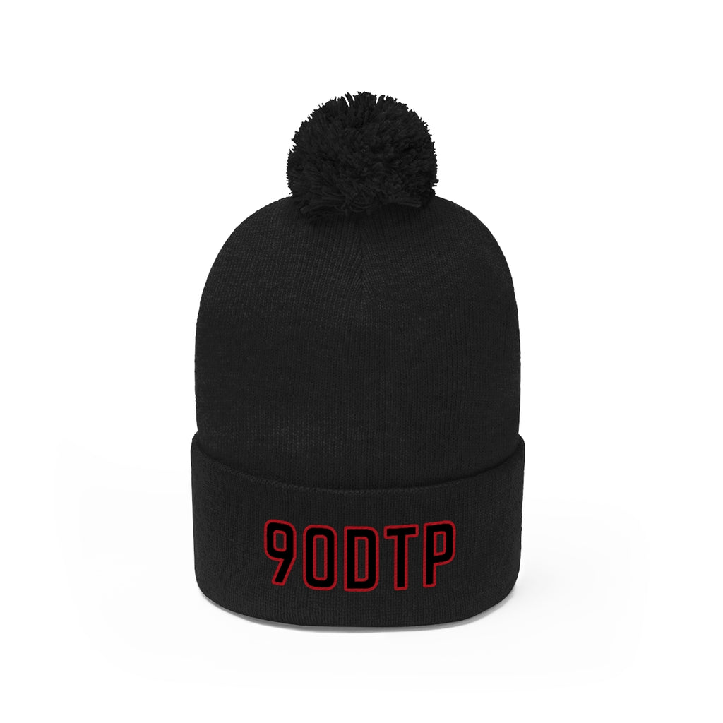 90DTP Pom Pom Beanie