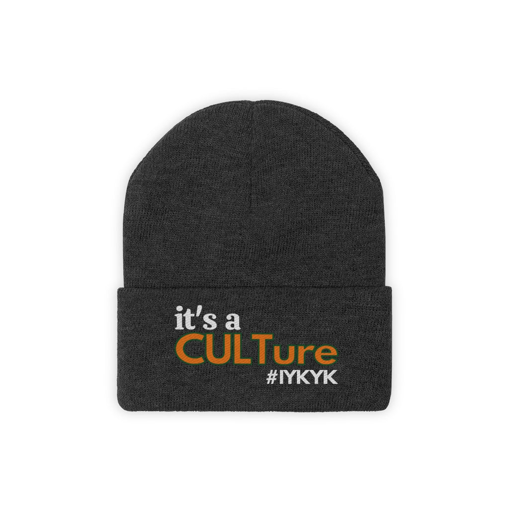 it's a CULTure Knit Beanie