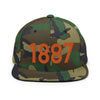 1887 Camo Snapback Hat (orange)